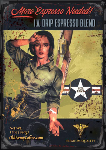 "I.V. Drip" Espresso Blend Old Army Coffee